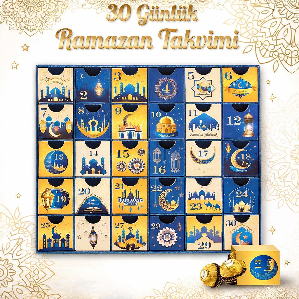 Ramazan Sürpriz Kutusu - 30 Günlük Takvim